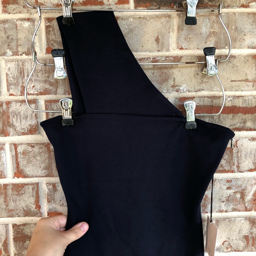 Superdown Rockie One Shoulder Navy Mini Dress XXS - Picture 6 of 16